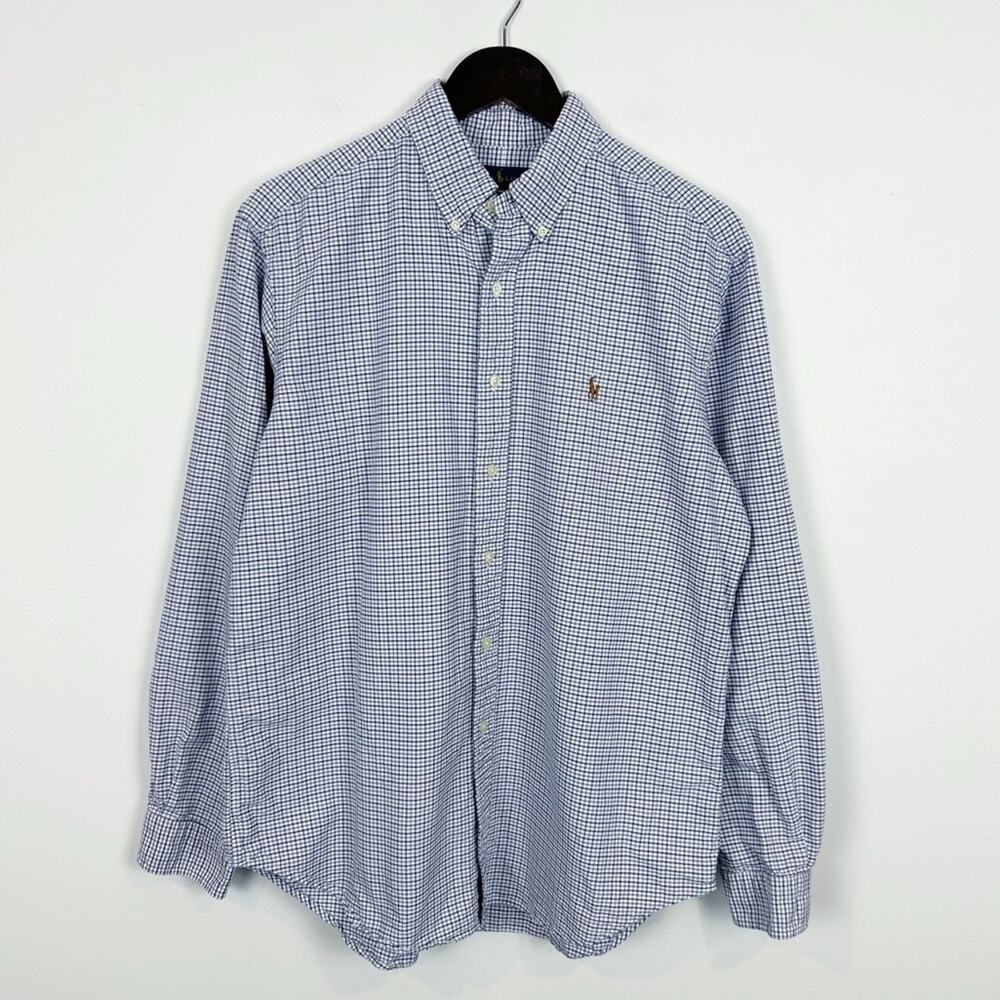 Ralph Lauren Classic Fit 100% Cotton Button Down Long Sleeve Size Large